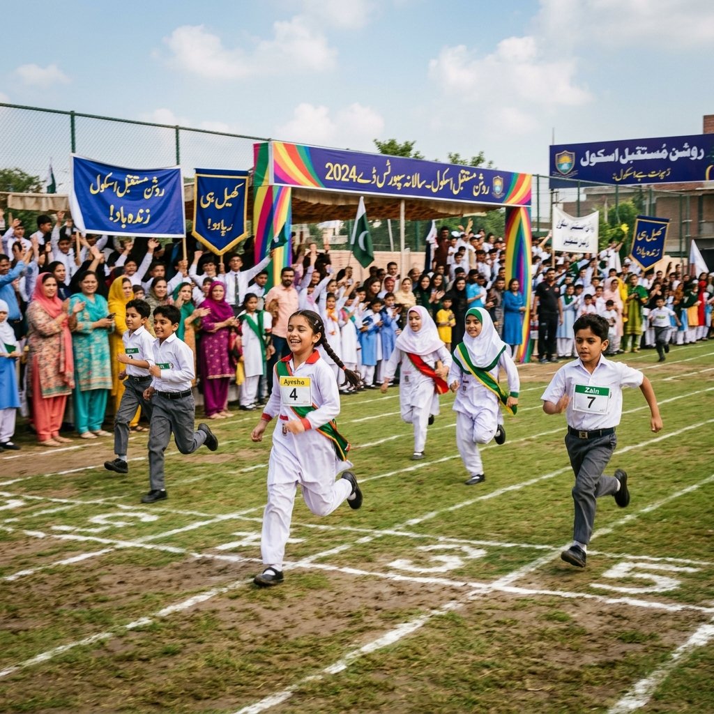 Sports day sports event