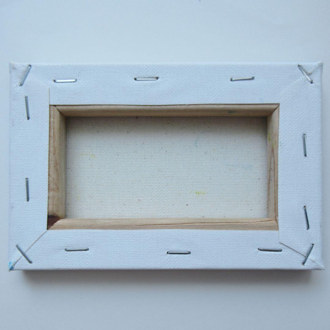 ［匿名で配送］一点もの 水晶 鉱石 宝石 油絵 油彩 絵