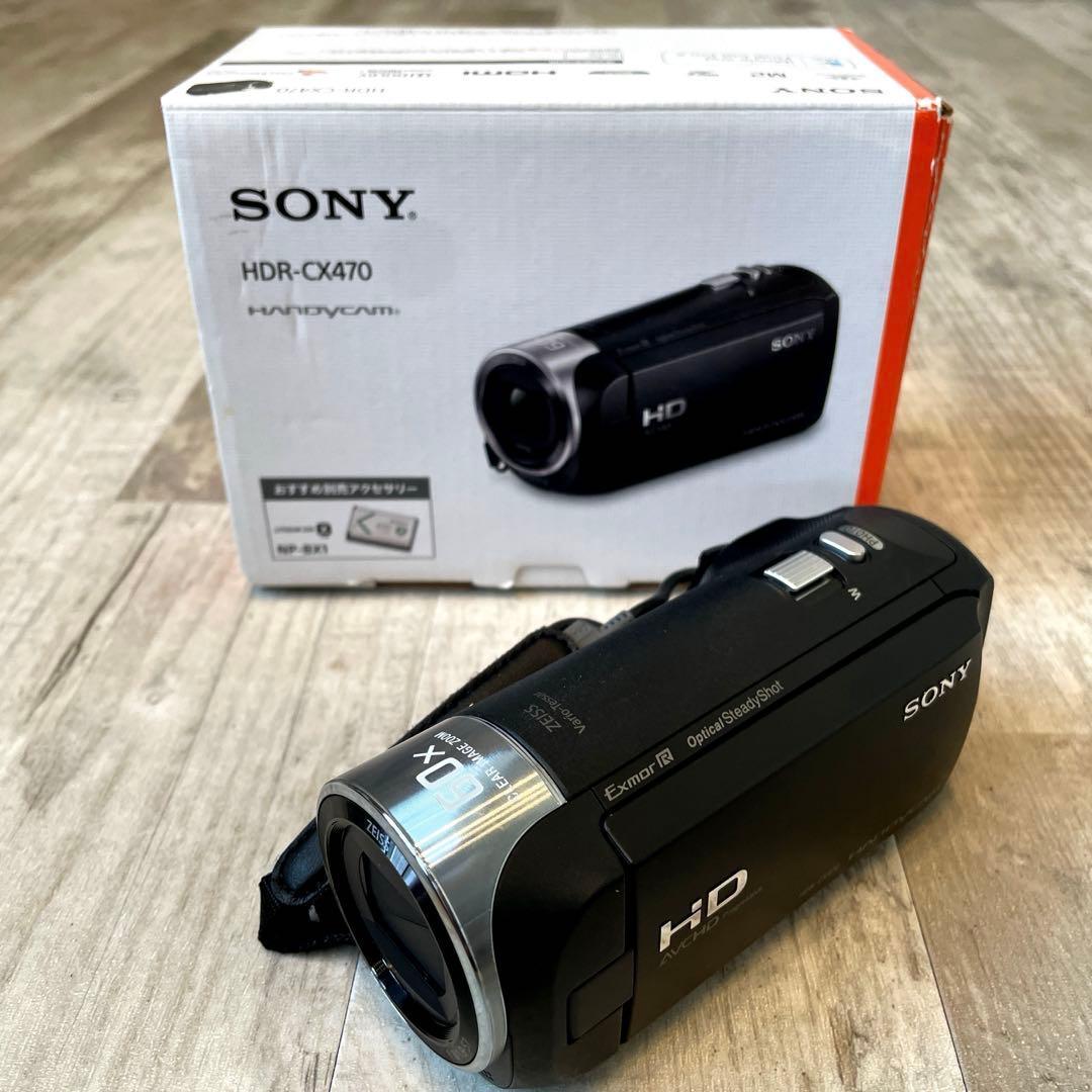 SONY HDR-CX470 ビデオカメラ＋microSDカード512MB SONY HDR-CX470 ビデオカメラ＋microSDカード512MB HDR-CX470