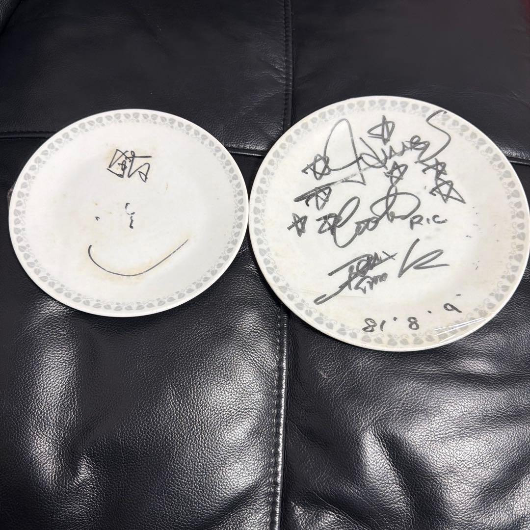 COOLS クールス メンバー　ジェームス藤木さん、館ひろしさん、サイン　新幹線 COOLS クールス メンバー ジェームス藤木さん、館ひろしさん、サイン