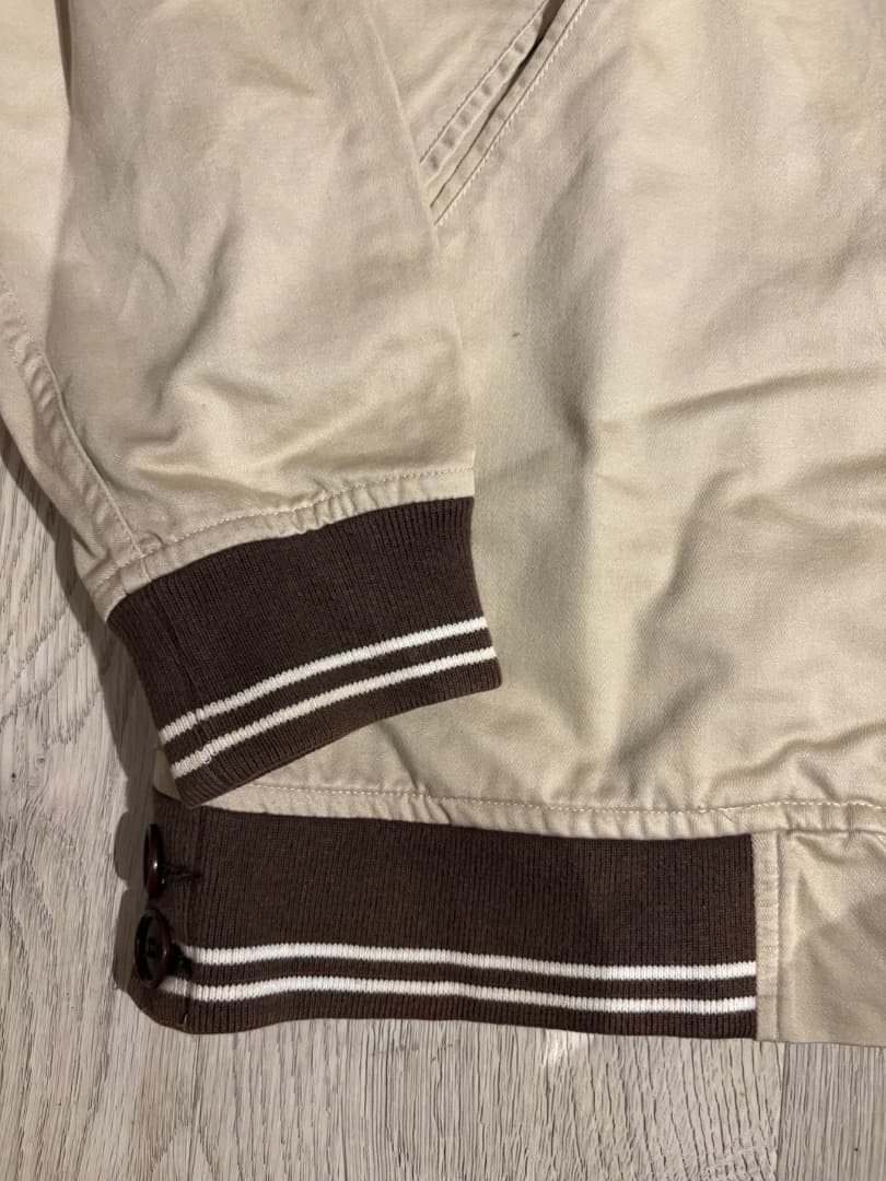 Supreme ベージュジャケット Lサイズ　美品 ベースボール スタジャン