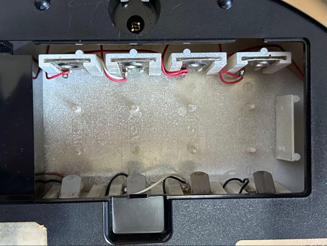 平成5年からくり時計　長針と短針が踊る　4MH689 リズム時計スモールワールド