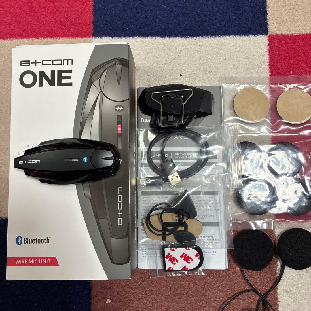 『美品』B+COM ONE ビーコム ワン　ワイヤーマイク サインハウス ビーコム ワン B+COM ONE ワイヤーマイク 00081661 JAN