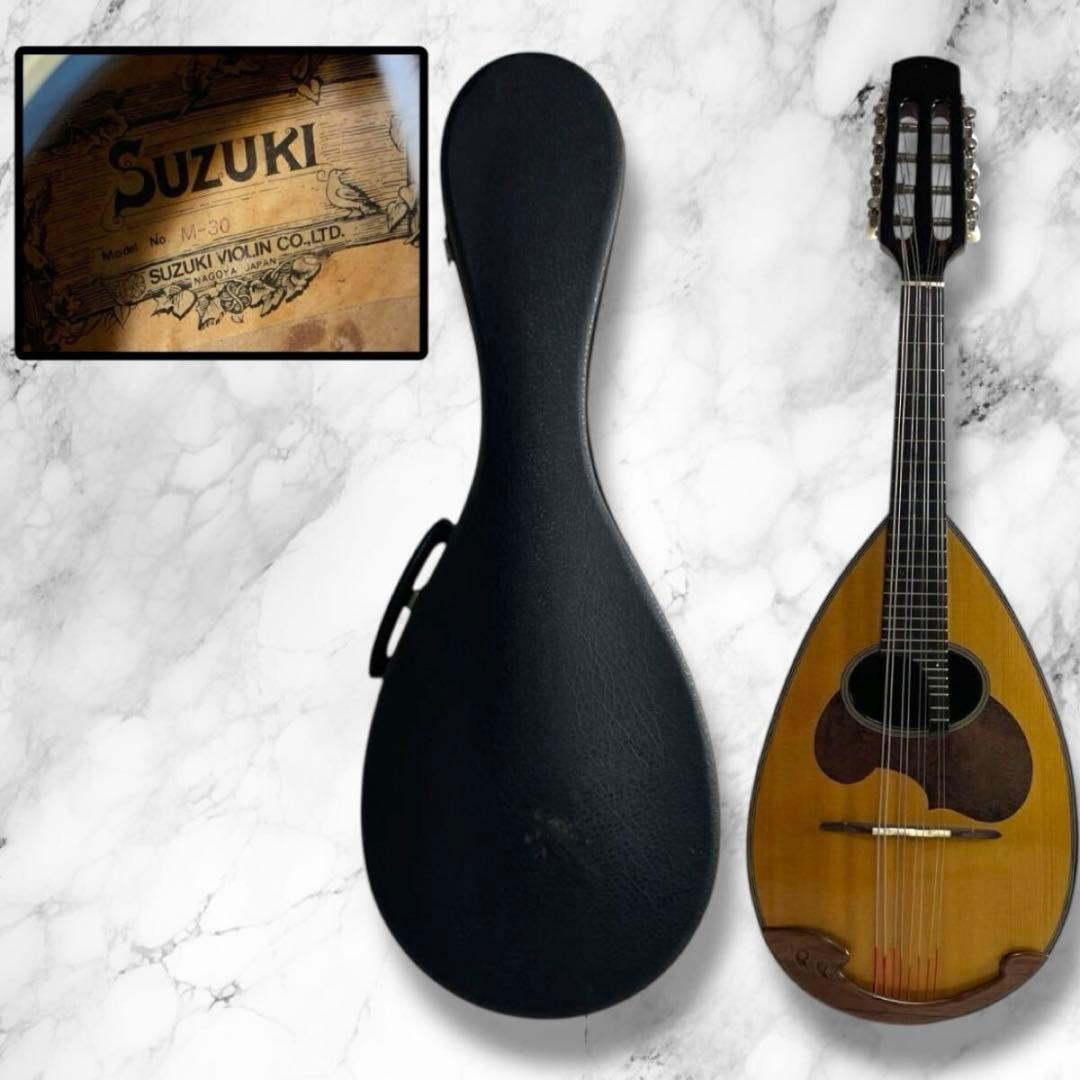SUZUKI M-30 マンドリン スズキ ハードケース付き ⑤