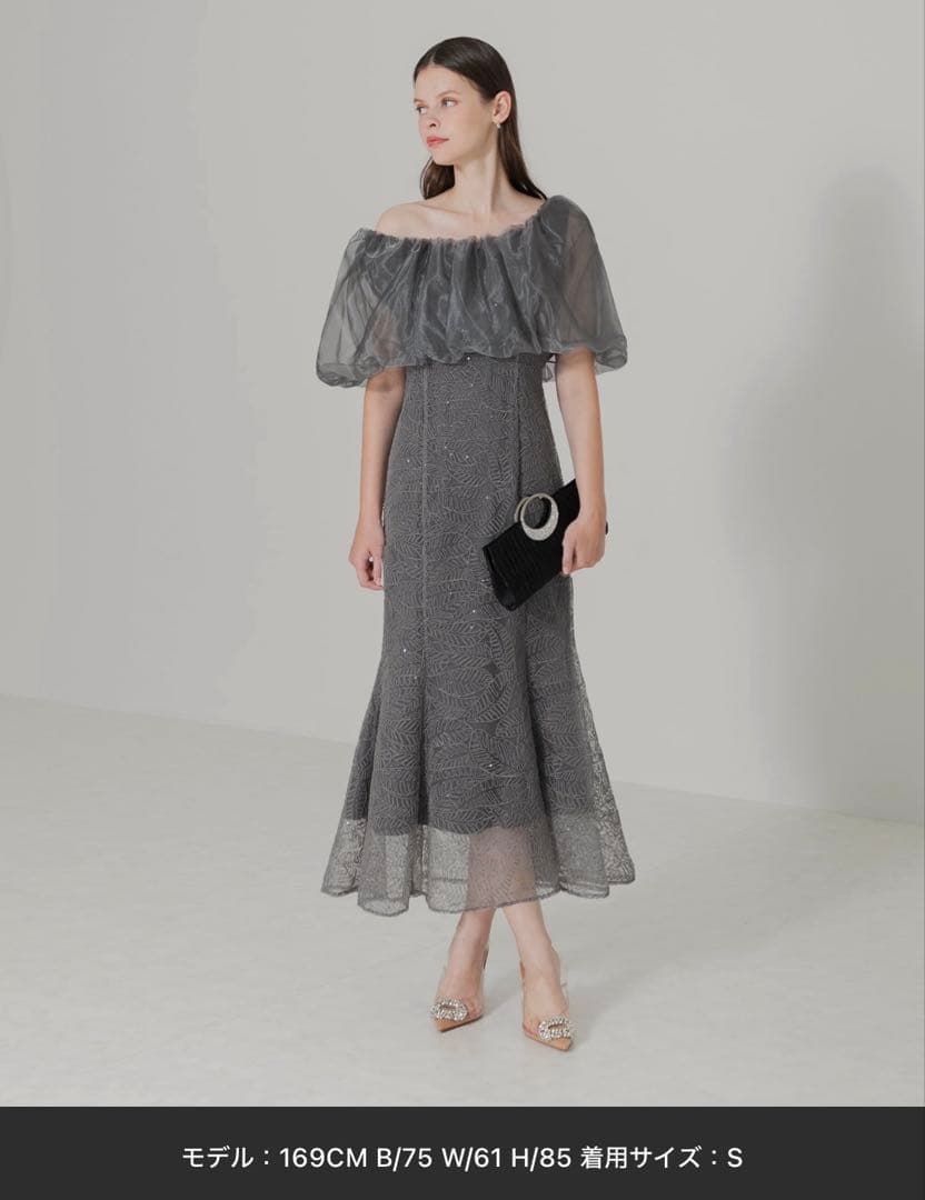 LEJA 2wayドレス ワンピース オフショル お呼ばれ 結婚式 成人式 Leja（レジャ） ドレス 「LEJA」2WAYオフショルダーパフスリーブ